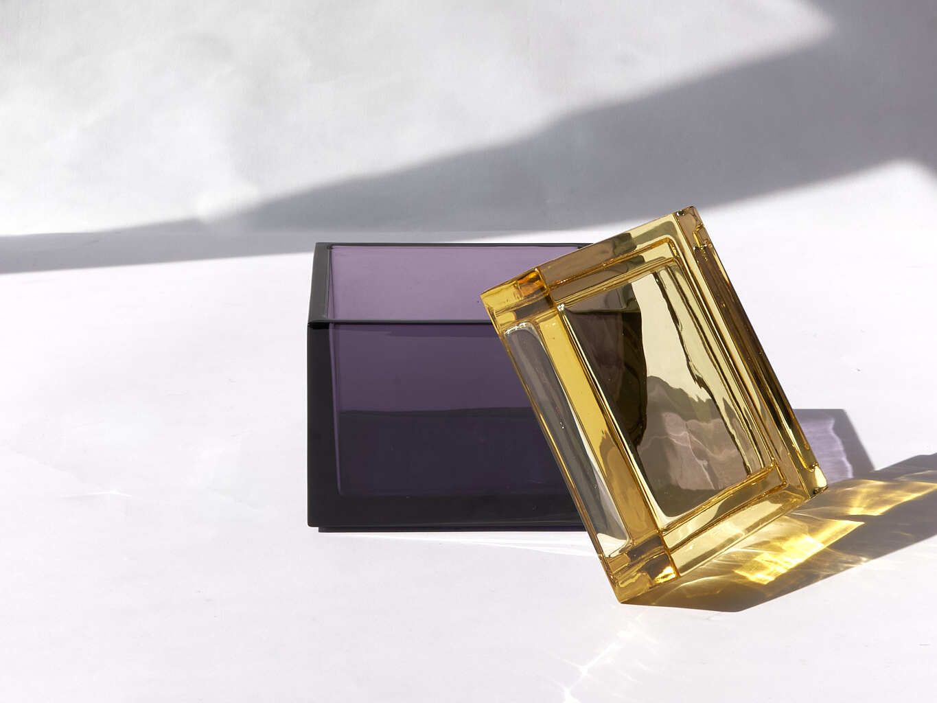 Двухцветный контейнер из дутого стекла Studio Bojola PALMI ARCH-00058347 - Вид №6