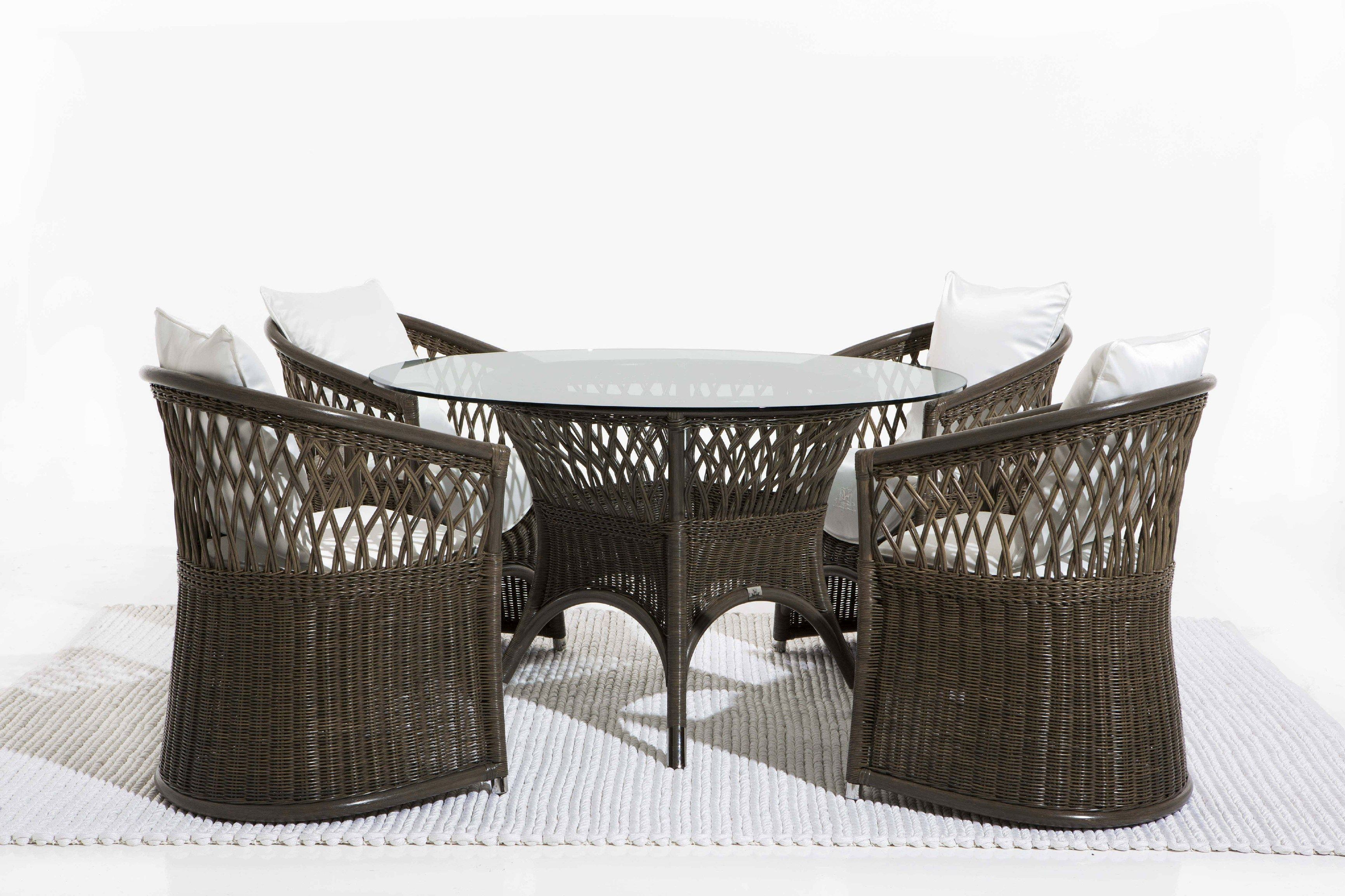 Круглый садовый стол из медоллина Samuele Mazza Outdoor Vega ARCH-00086879 - Вид №1