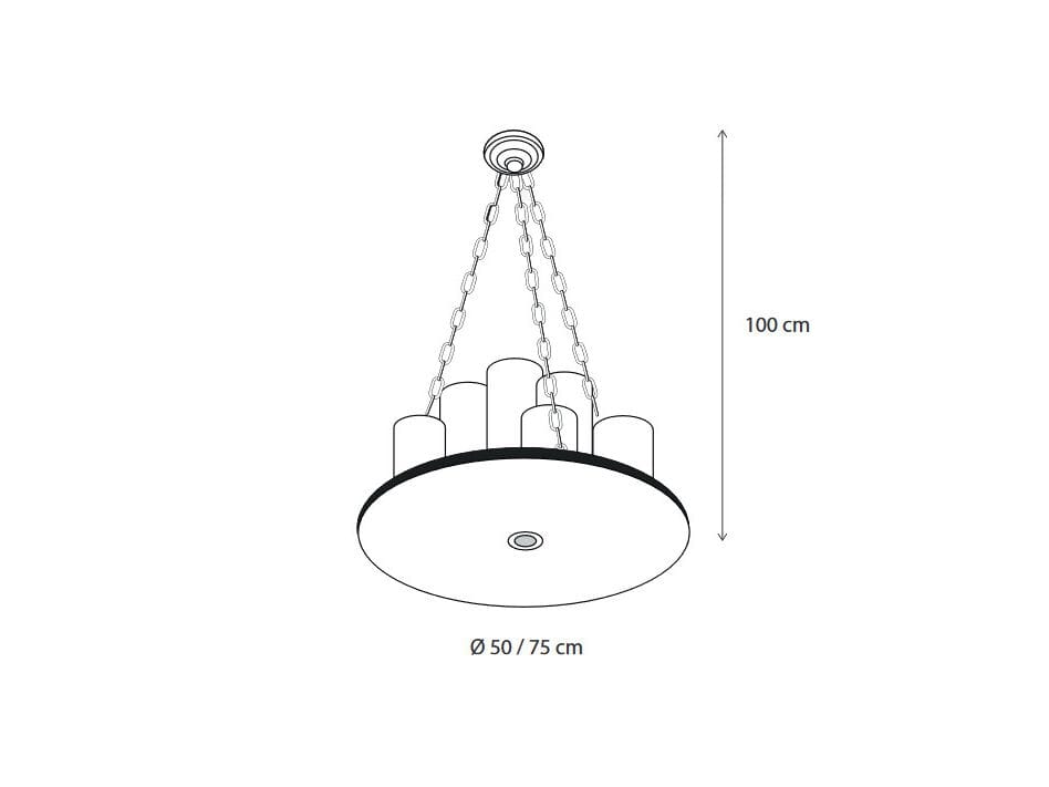 Латунный подвесной светильник Authentage Lighting Bellefeu ARCH-00108897 - Вид №2