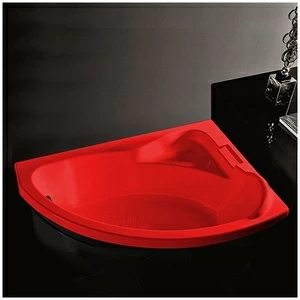 Ванна Gruppo tressee Syria V6550-DX-K красная угловая встроенная правая