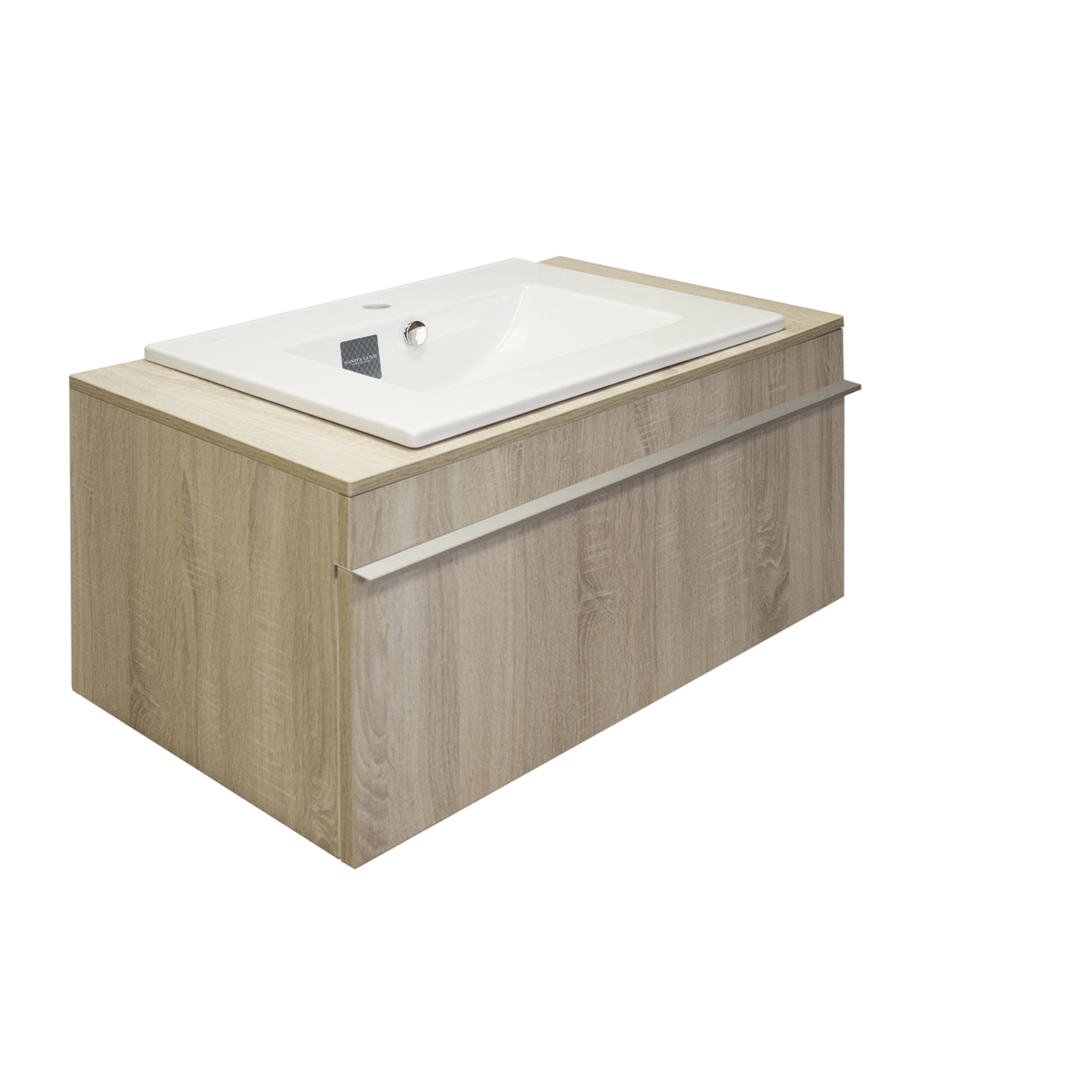 Тумба подвесная STAR80 / Дуб сонома SANITA LUXE QDRSLCW60201W1