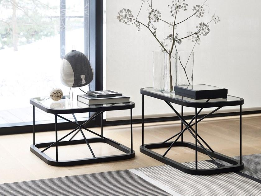 Woodnotes Прямоугольный журнальный столик из дерева и стекла sun-id-1445970 - Вид №4