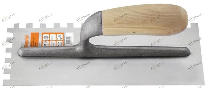 KAPRIOL Зубчатый шпатель с деревянной ручкой Hand tools - frattoni dentati sun-id-1422493