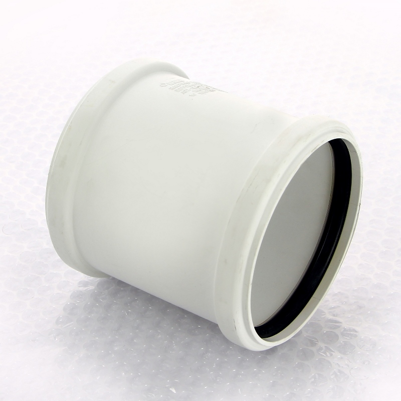 Муфта двухраструбная надвижная Rehau 110 с уплотнительным кольцом 121494 - Вид №2