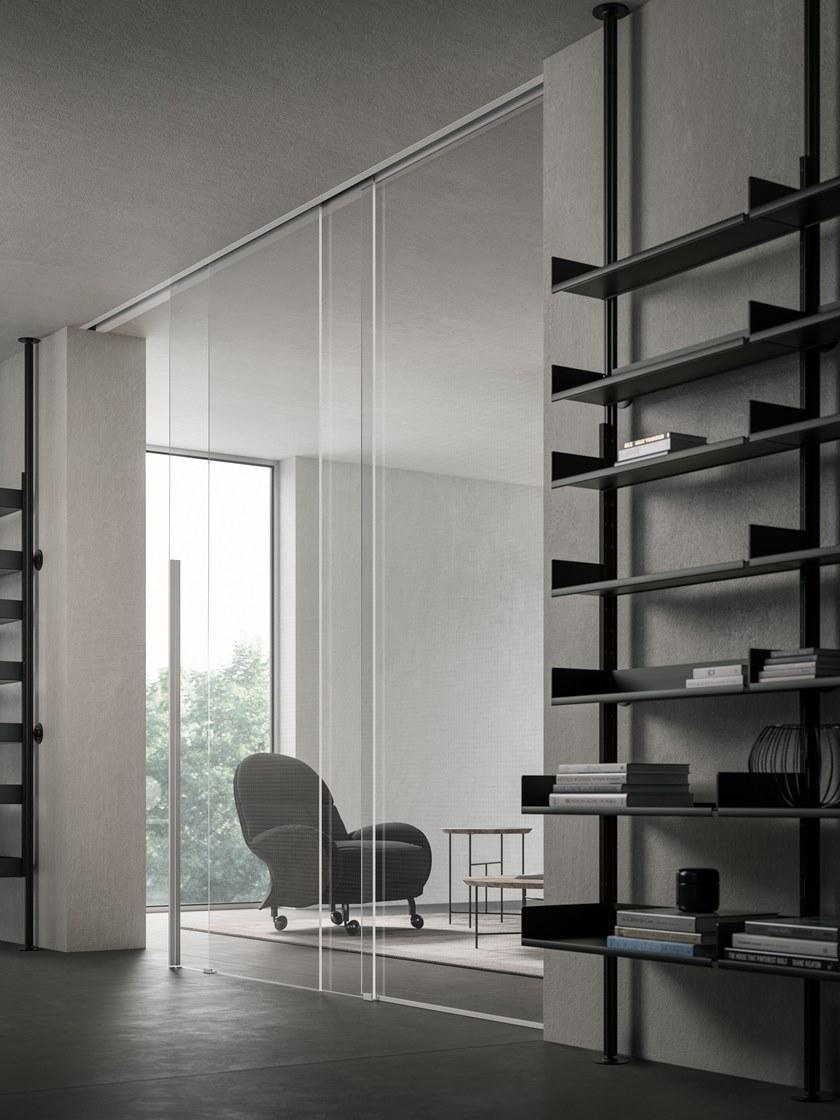 ADIELLE Раздвижная стеклянная дверь без рамы Light sun-id-1476087 - Вид №5