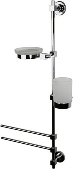 A44547 Штанга с 3-мя аксессуарами для туалета 67 cm VITRA Juno