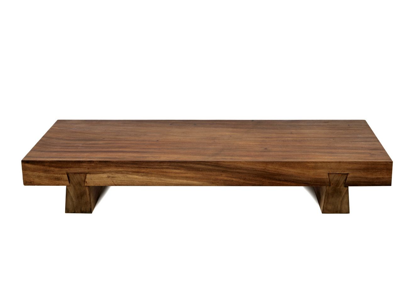 Низкий садовый журнальный столик из массива дерева Il Giardino di Legno Suar ARCH-00141106