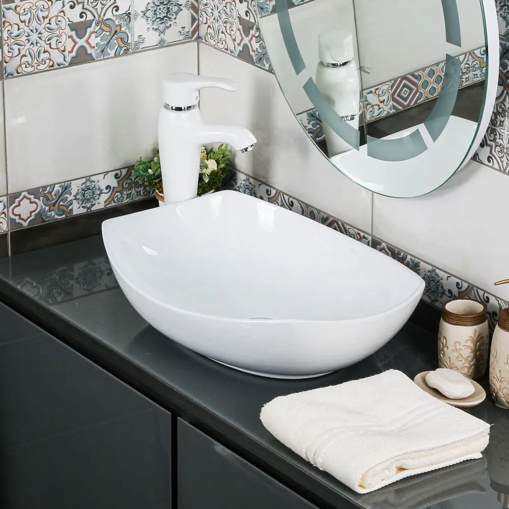 Melana MLN-320338 — элегантная накладная раковина для современной кухни 89091873 STLM-0078298 - Вид №6