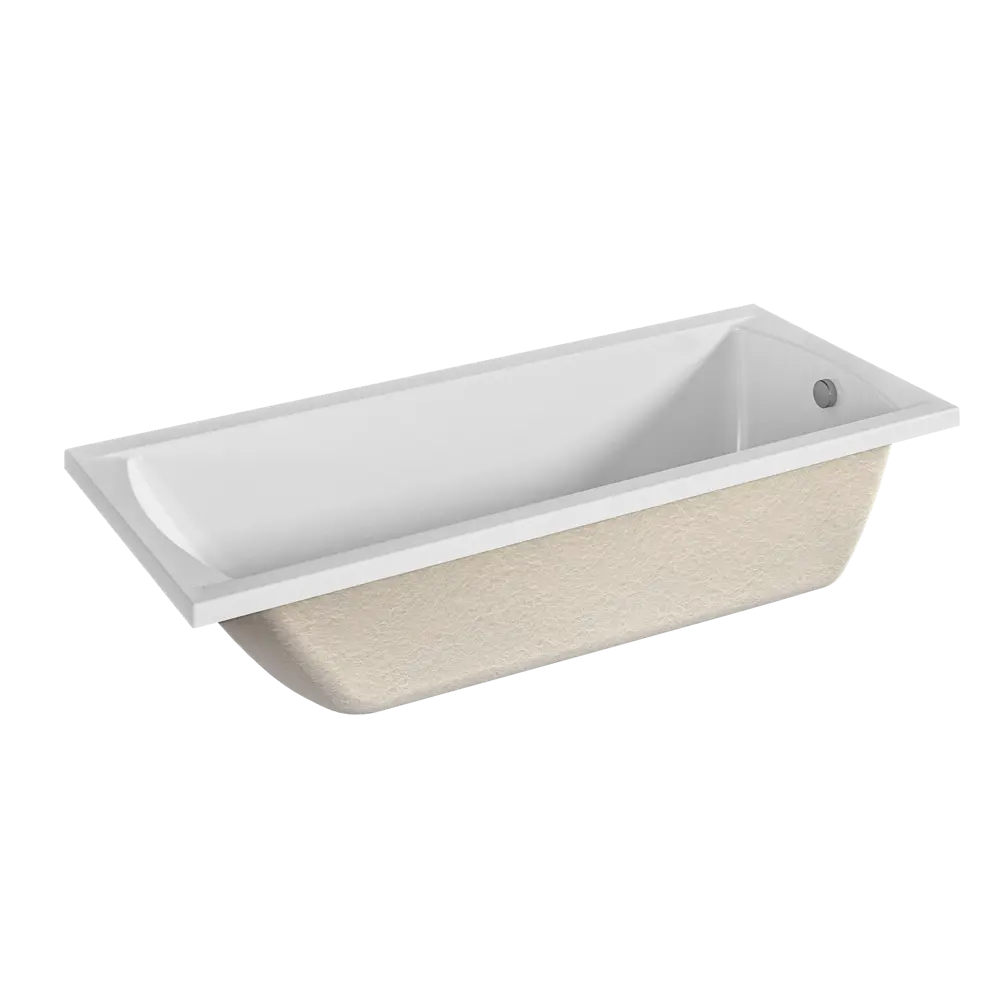 Ванна 100Acryl Ницца акриловая 165x70 см каркас в комплекте STLM-2113708 - Вид №4