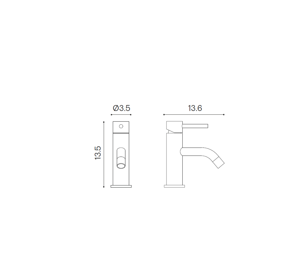 Ex.T ML SHINE Смеситель для умывальника EXMLSHOT - Вид №1