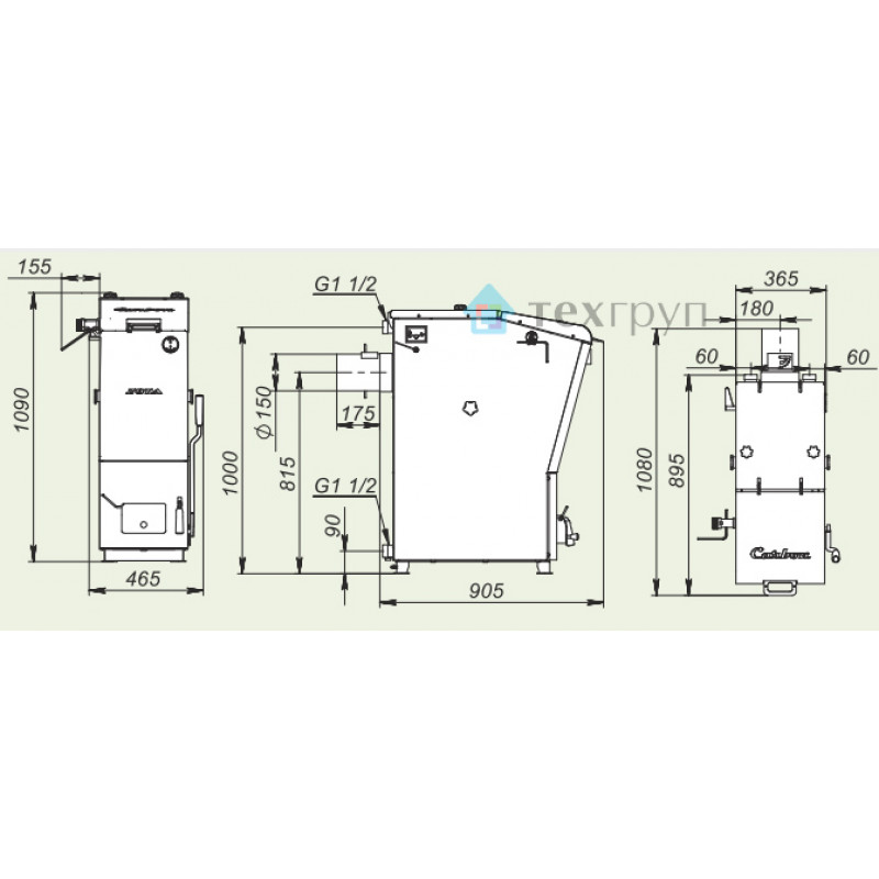 Угольный котел ZOTA Сarbon 20 СARBON20 - Вид №3
