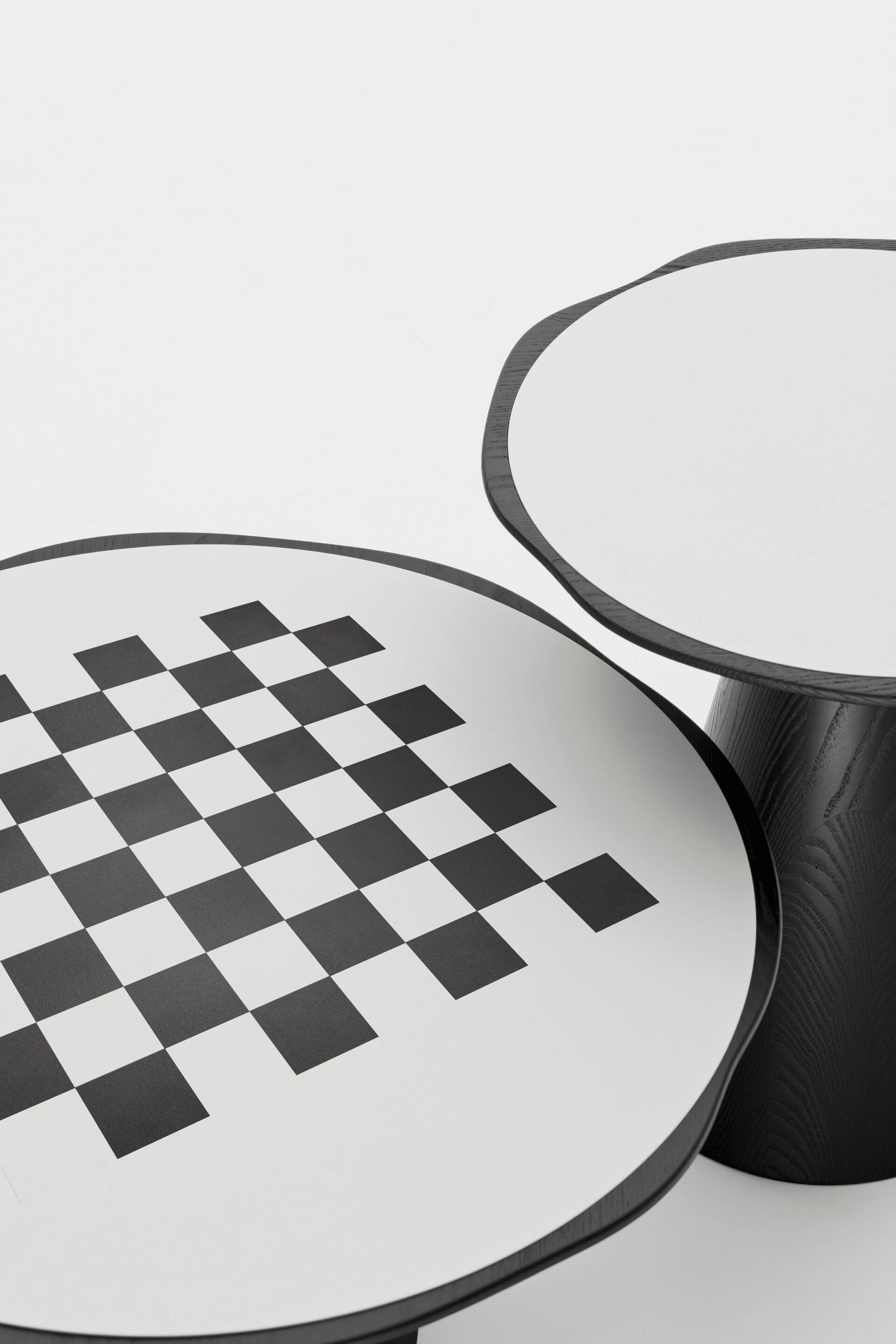 Круглый журнальный столик из ясеня Pianca SCACCO ARCH-00067845