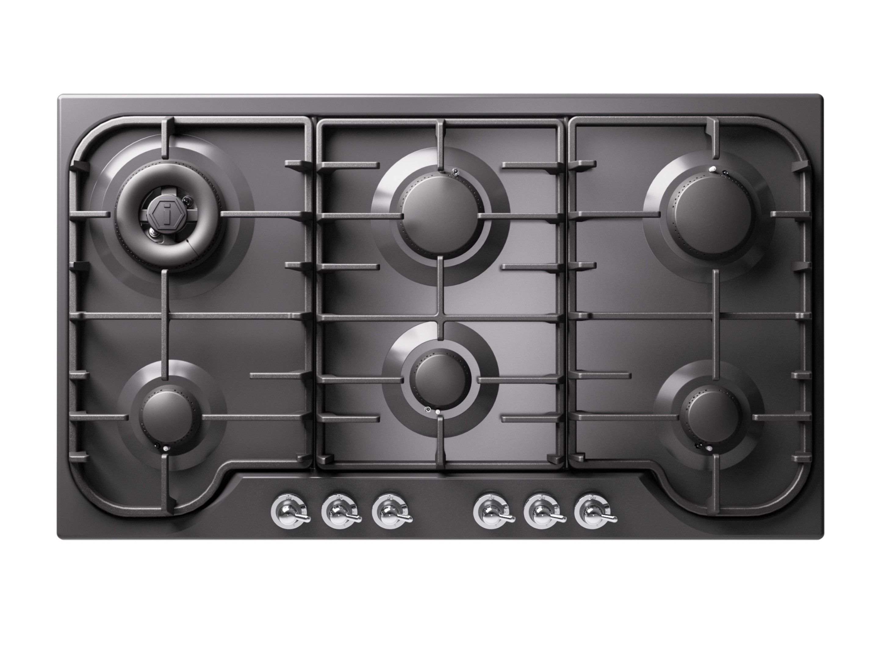 Встраиваемая газовая плита из нержавеющей стали Ilve Nostalgie ARCH-00133474