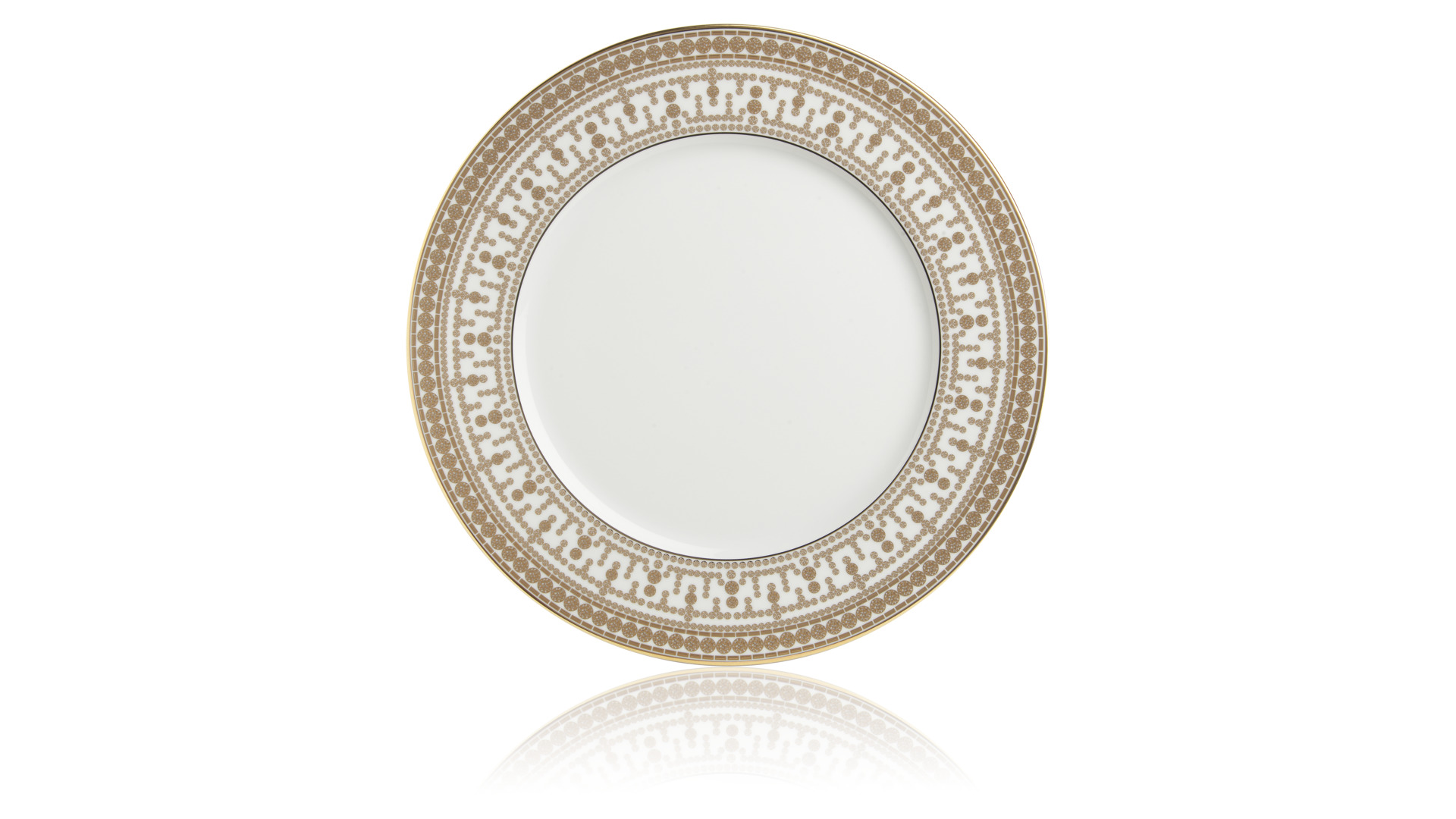 10615817 Haviland Сервиз столовый 6/34 "Тиара" (белый, золотой декор) Фарфор  - Вид №4