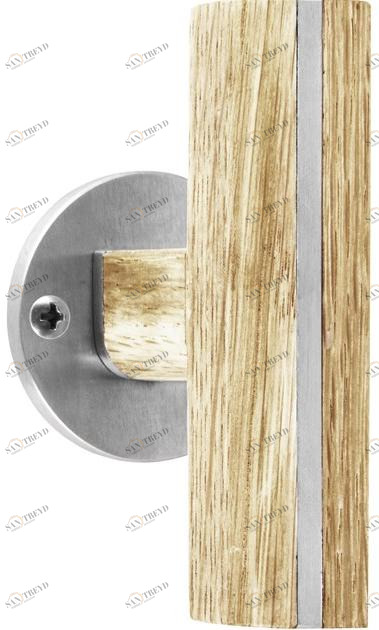 Formani Мебельная ручка из нержавеющей стали и дерева Two Pbt22v/50 - pbt22g