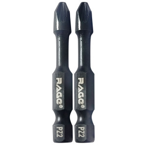 Ударные магнитные биты Vira PZ2 50 мм - набор 2 шт для профессионального монтажа 88287106