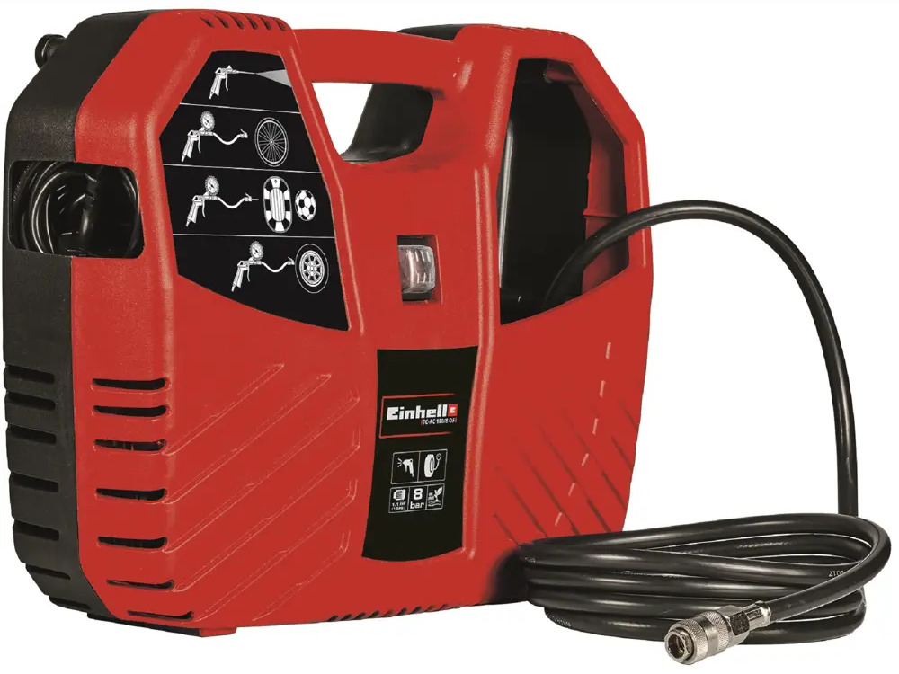 Портативный компрессор Einhell TC-AC 180/8 OF - компактная мощность для любых задач 17339854