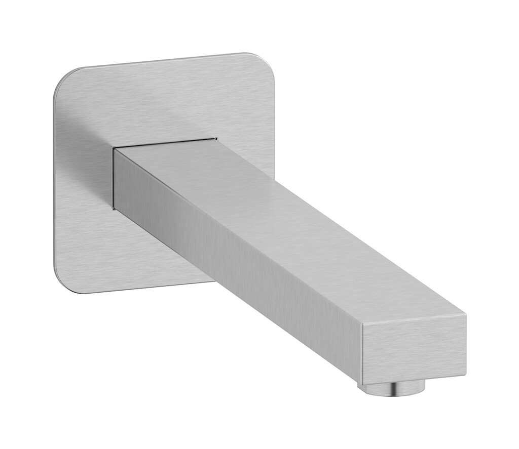 Настенный длинный излив WE ARE IB ru322ss Brushed Nickel Rubacuori 
