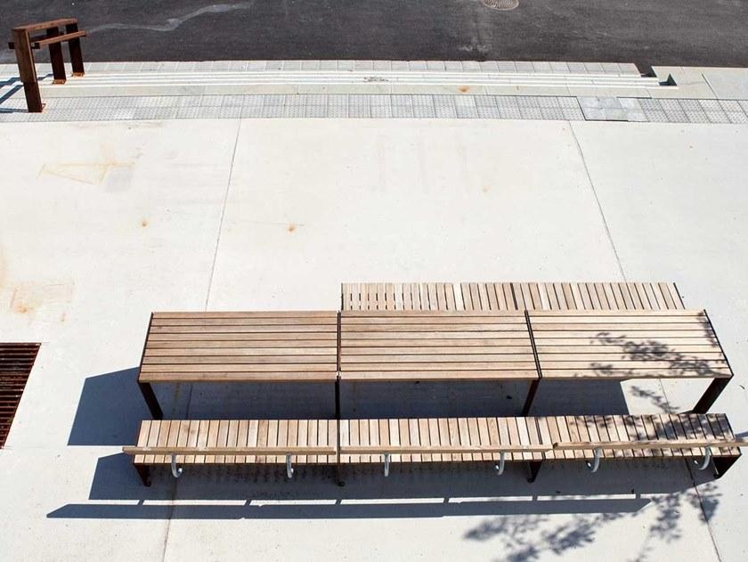 VESTRE Стол для общественных мест из стали и дерева Vroom sun-id-1415752 - Вид №4