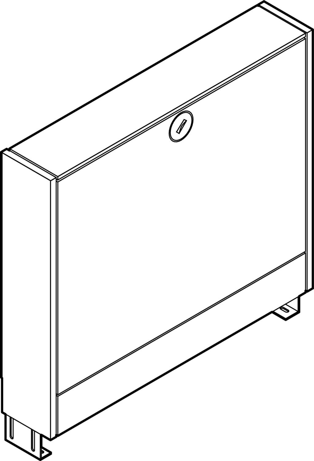 Viega Коллекторный шкаф для открытого монтажа 1294.1 (610326) 610 326 - Вид №1
