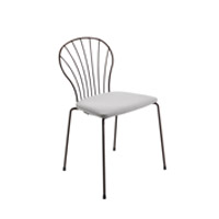 Flint 535-BM Стул с 4 ножками, стальным каркасом и спинкой, мягкое сиденье. Et al. Flint