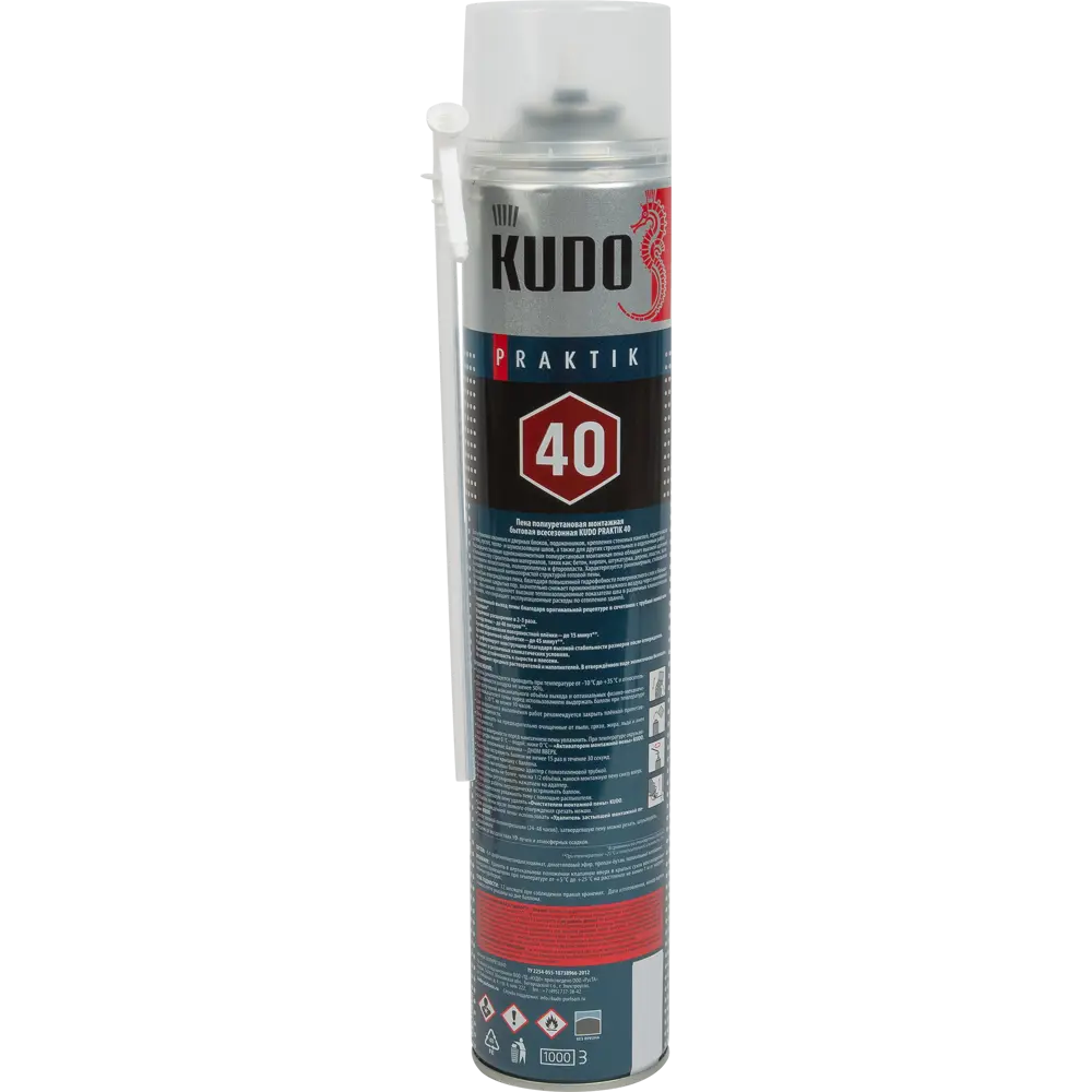 Монтажная пена KUDO Praktik 40 всесезонная для строительных работ 84579932 STLM-0052273 - Вид №2