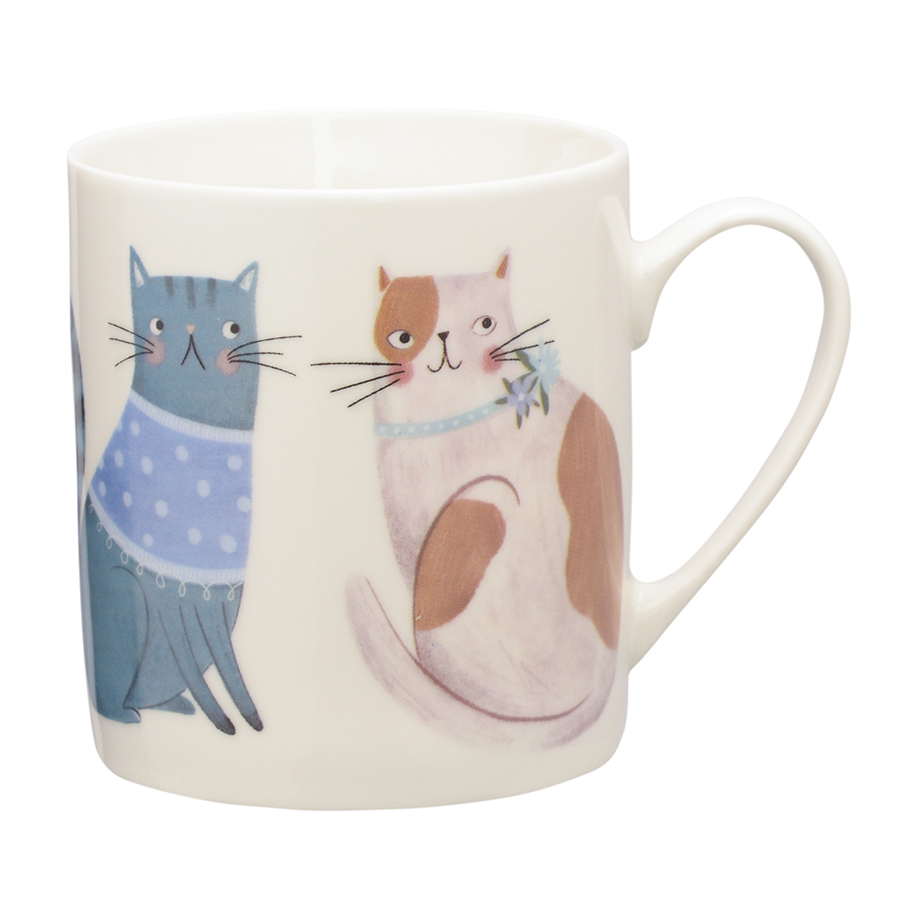 P_0059.599BC Кружка cosy cats Коты 340 мл Price&Kensington 