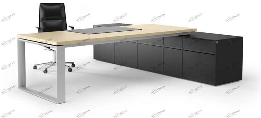 RENZ Прямоугольный письменный стол из дерева Sono sun-id-1484326