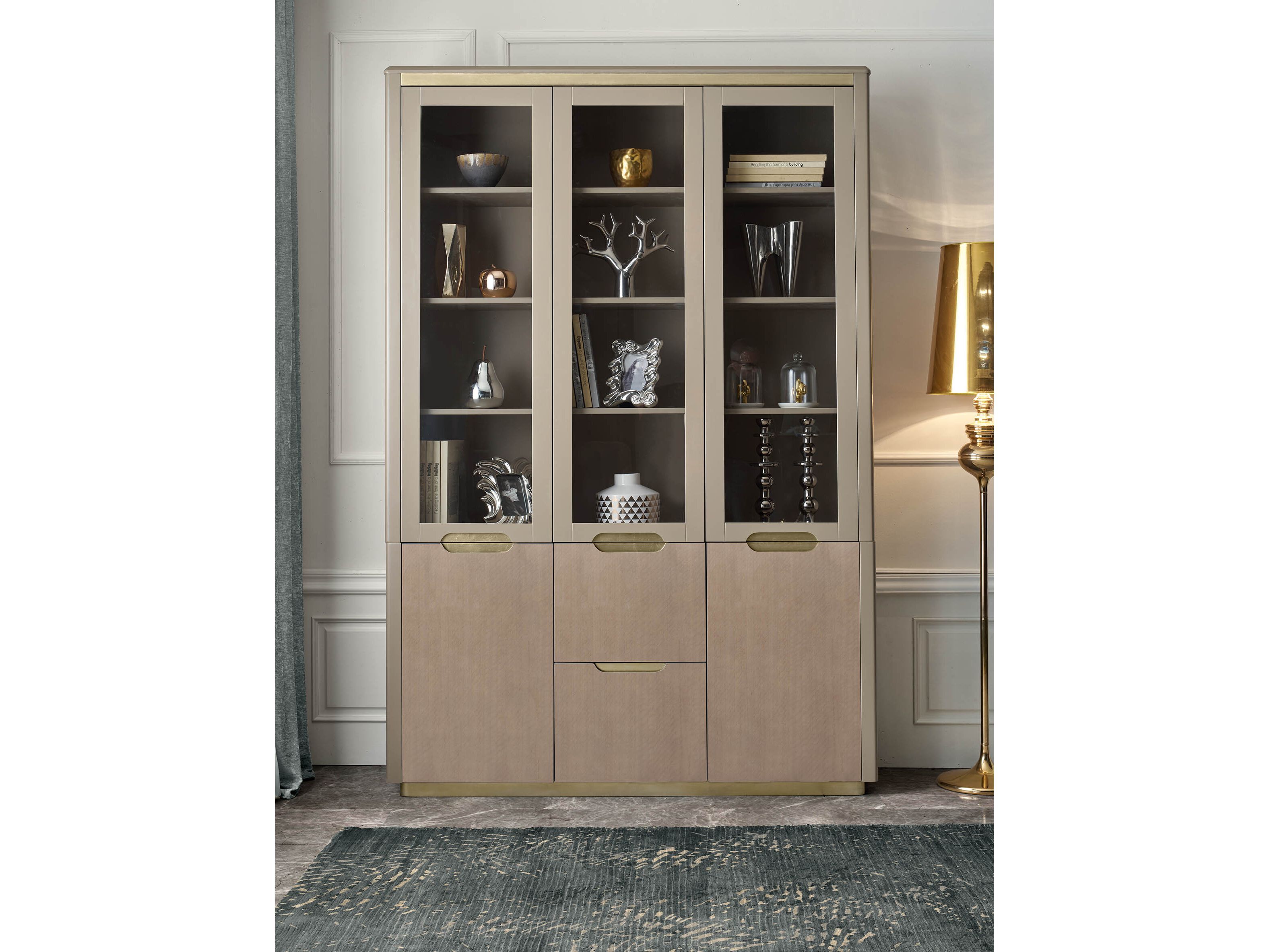 Деревянный книжный шкаф с дверцами GUERRA VANNI Studio Privè ARCH-00030572 - Вид №1