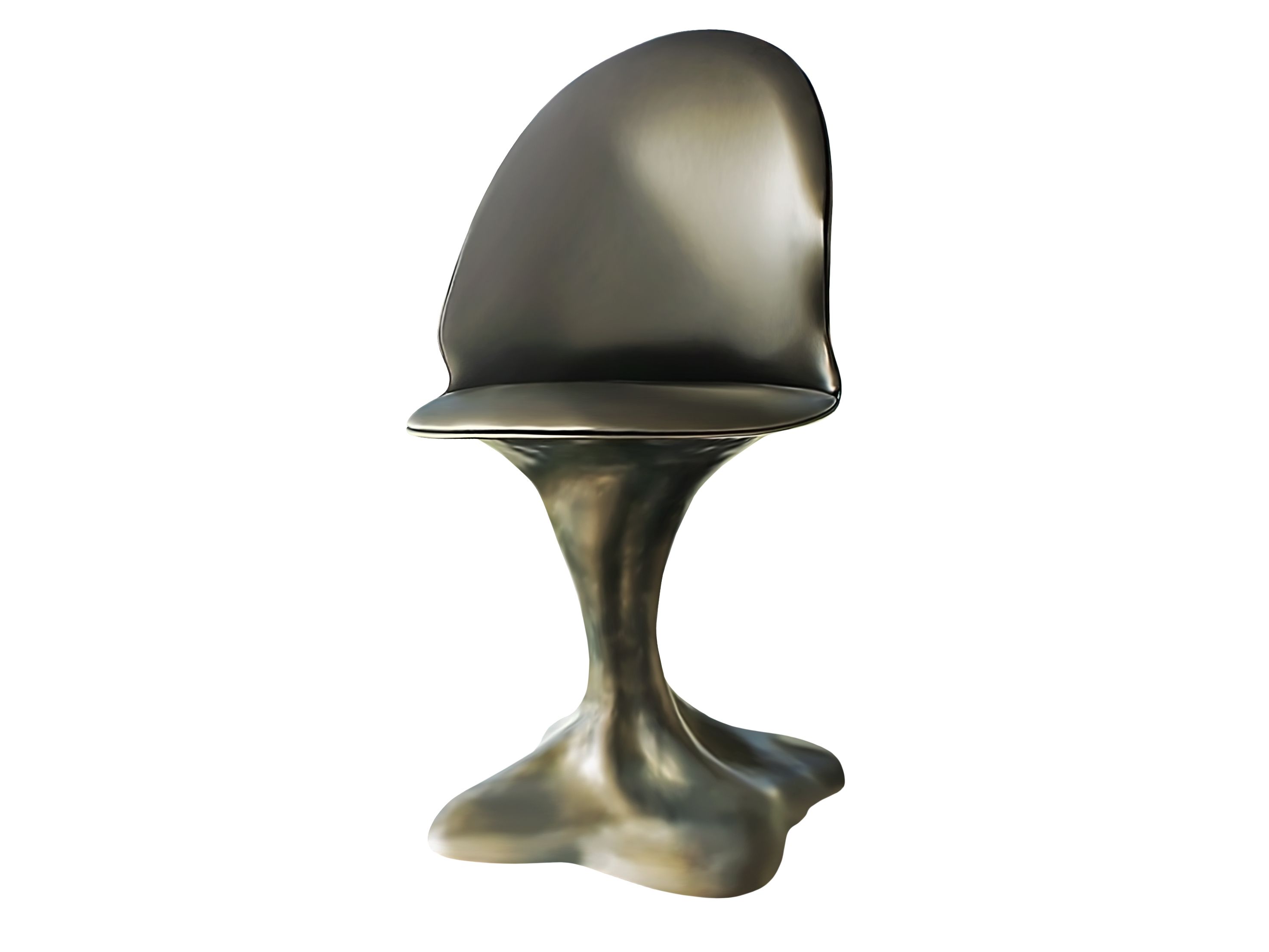 Стул из стекловолокна с мягким сиденьем KARPA ARCH-00034961