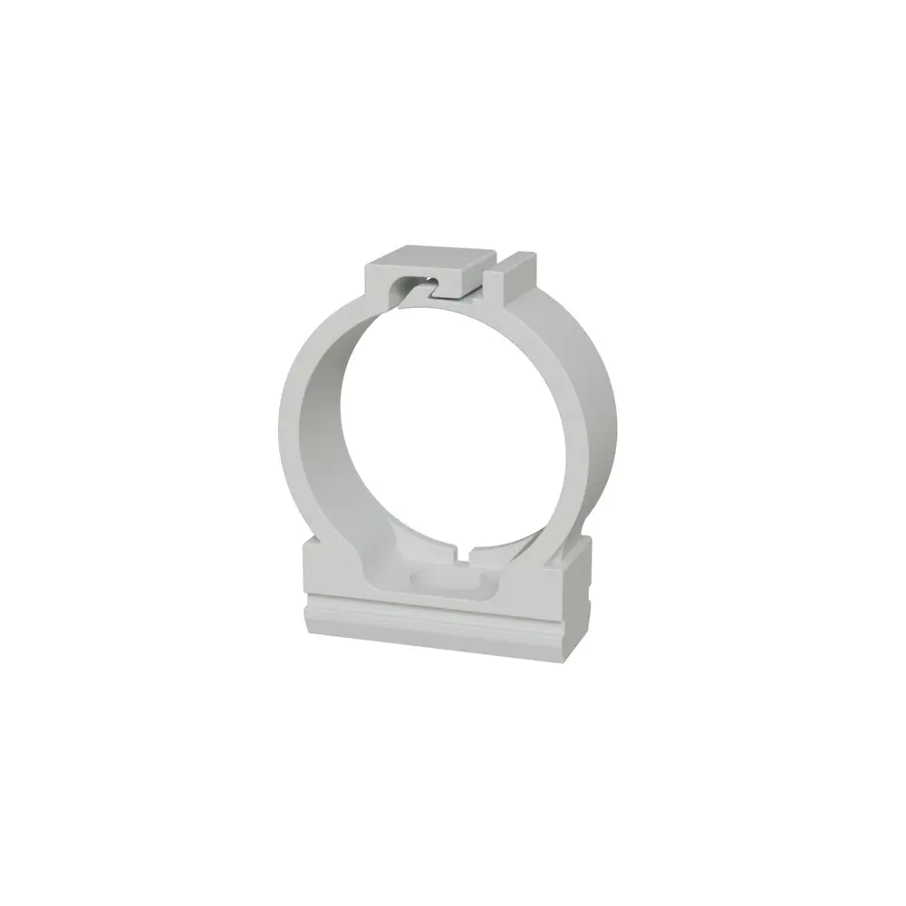 LEXMAN Держатель для труб с защелкой 32 мм серый комплект 10 шт 88460845 STLM-1115672 - Вид №1