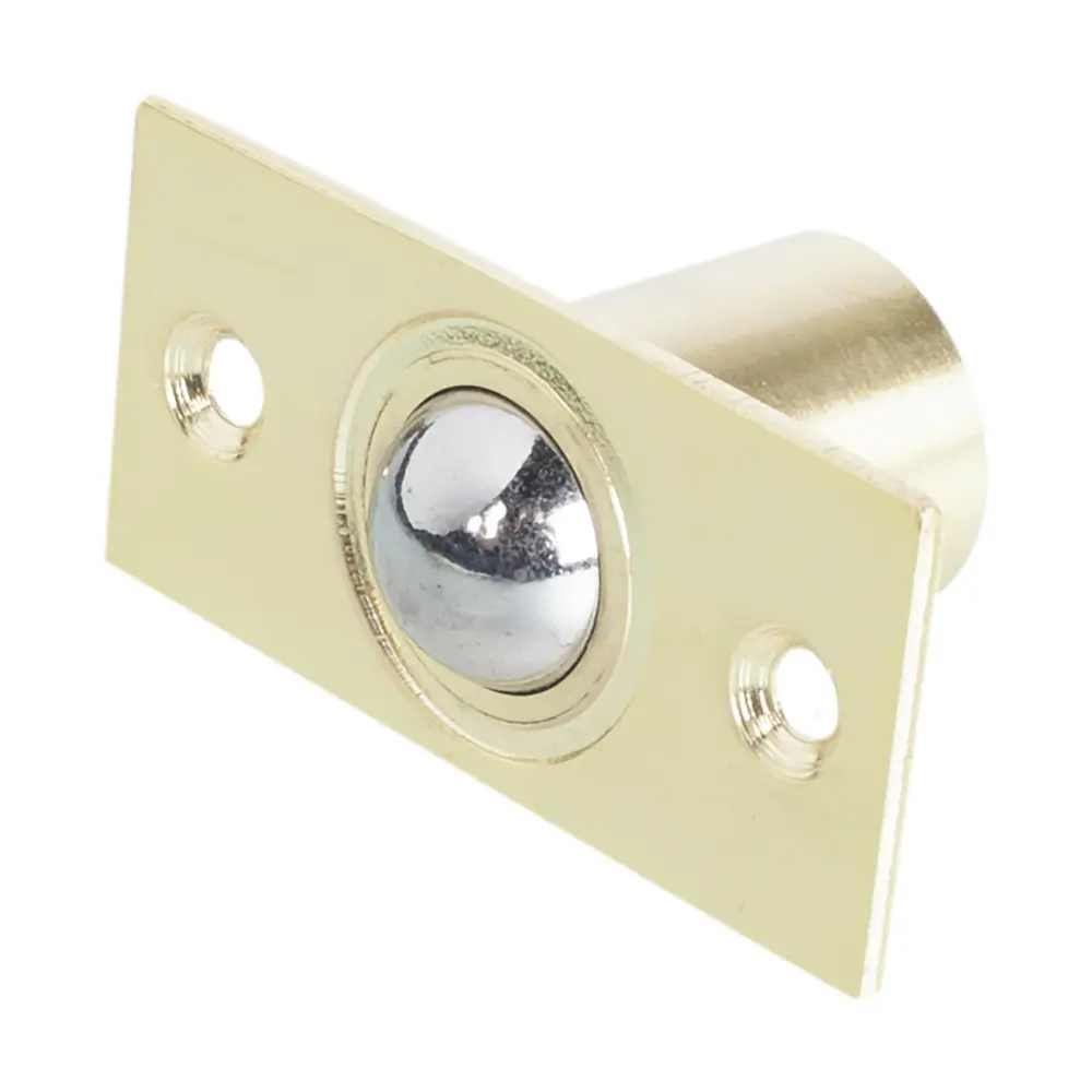 Шариковый фиксатор Apecs R-0001, 21х19 мм, сталь, цвет матовое золото STLM-2109536