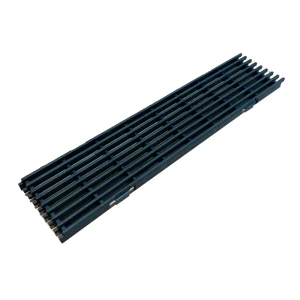 91925098 Решетка пластиковая Gidrolica Light класса А15 500x110x20мм черный 1шт STLM-1362018