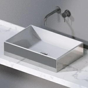 L239251 Накладная раковина на столешницу  прямоугольная A. e T. Italia THIN