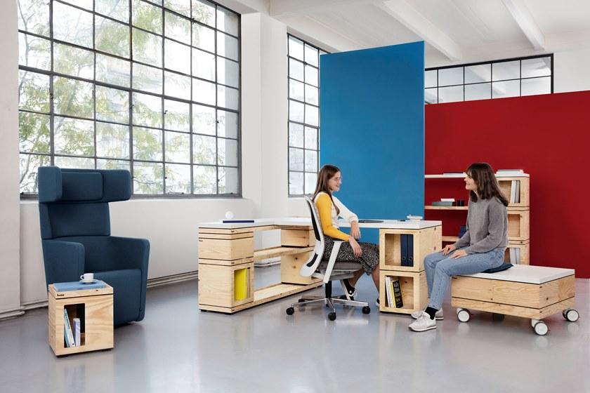 BENE Модульный офисный книжный шкаф Pixel sun-id-1470134 - Вид №17