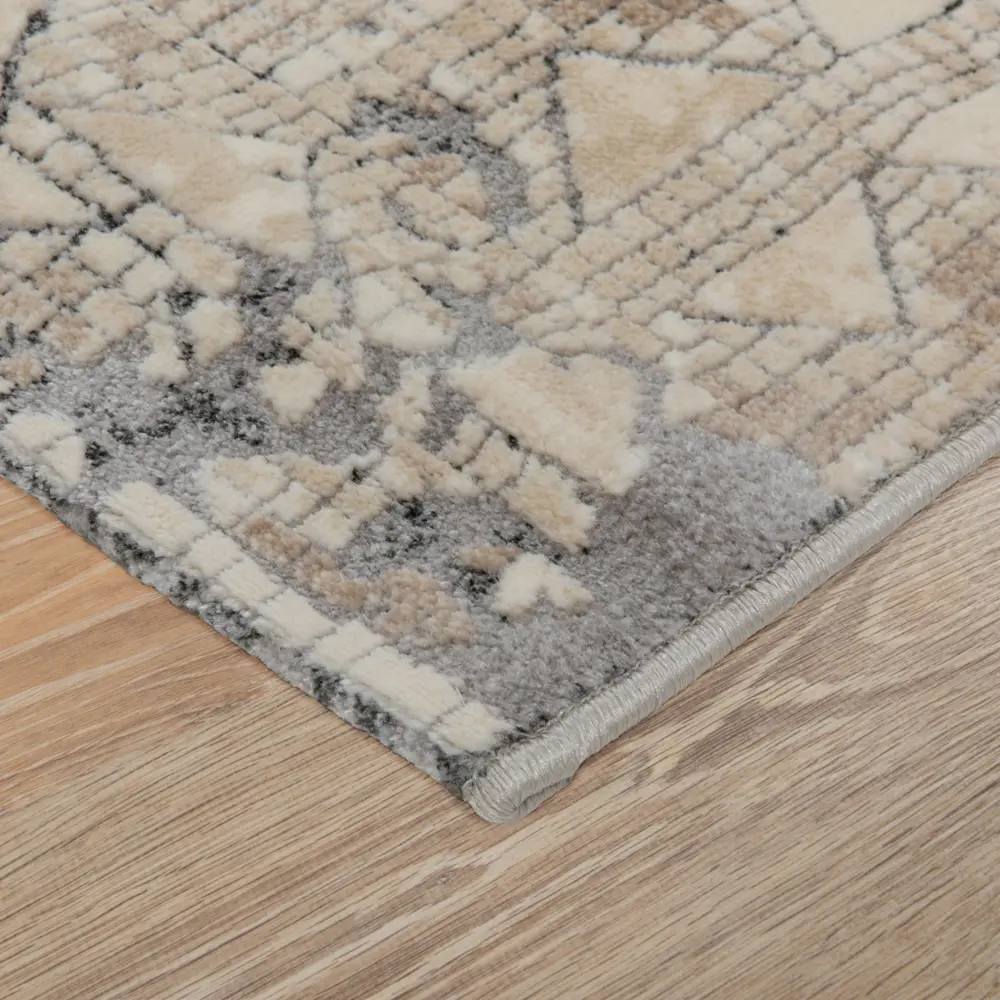 Ковер полипропилен Nika 0A863A 80х150 см цвет бежевый STLM-2039505 - Вид №1