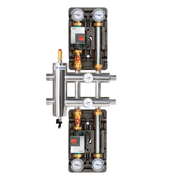 Купить Распределительный коллектор с гидрострелкой 85 кВт, 3 контура Прокситерм GSK323 - Вид №4