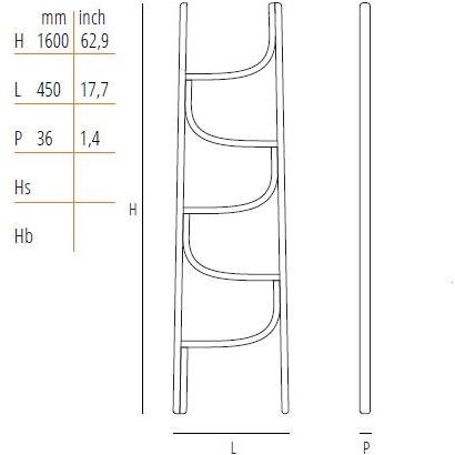 Wiener GTV Design Вешалка для журналов / вешалка для полотенец из массива дерева sun-id-1399343 - Вид №6