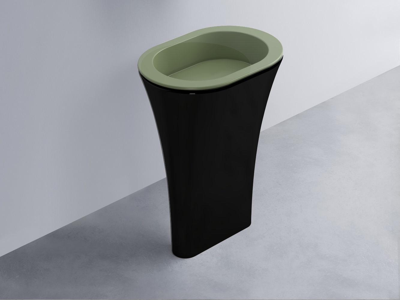 AMLA65-AG+AMPILO-AG+AMCOLO-N Раковина Amedeo Ovale отдельностоящая cielo Enjoy + Amedeo Ceramica Cielo