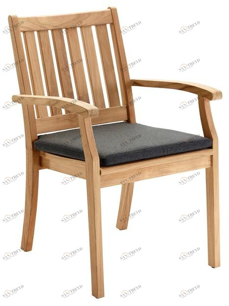 solpuri Штабелируемый садовый стул из тика с подлокотниками Windsor sun-id-1357112