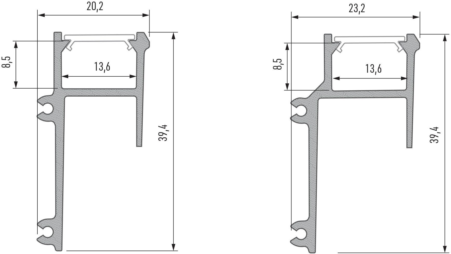 Lumines Lighting Линейный световой профиль для светодиодных модулей  10-0404-10 (apa12)  - Вид №6
