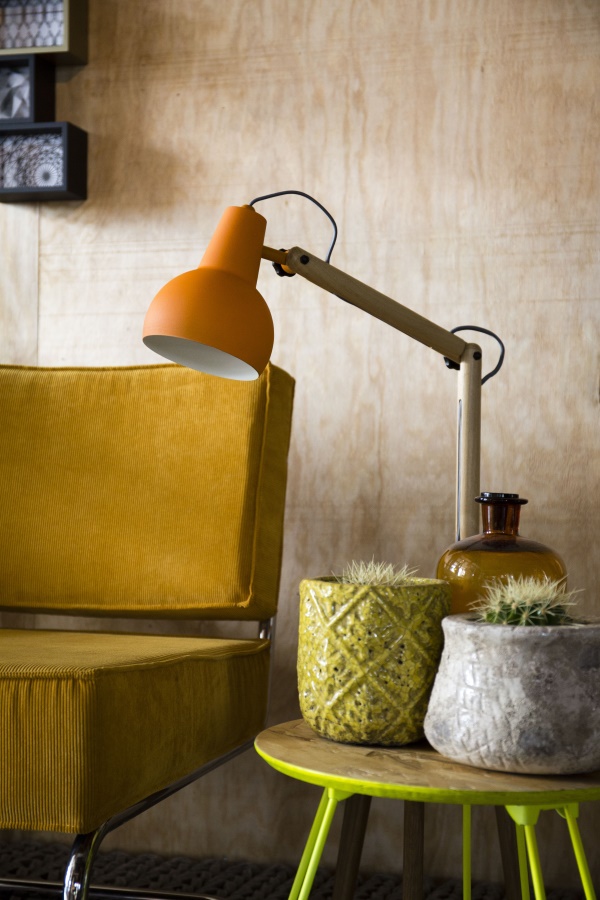 Кресло Lounge Ridge Rib с подлокотниками, серое Zuiver 3100015 - Вид №5