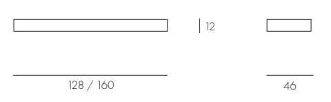 Деревянный подвесной письменный стол с ящиками Olivieri DESK ARCH-00064237 - Вид №2