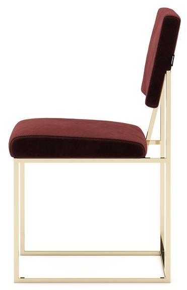 Domkapa Бархатный стул и стальная конструкция Gram Dkj21  - Вид №2
