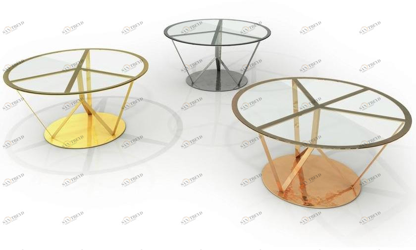 altreforme Круглый стол из алюминия и стекла Dream sun-id-1454938