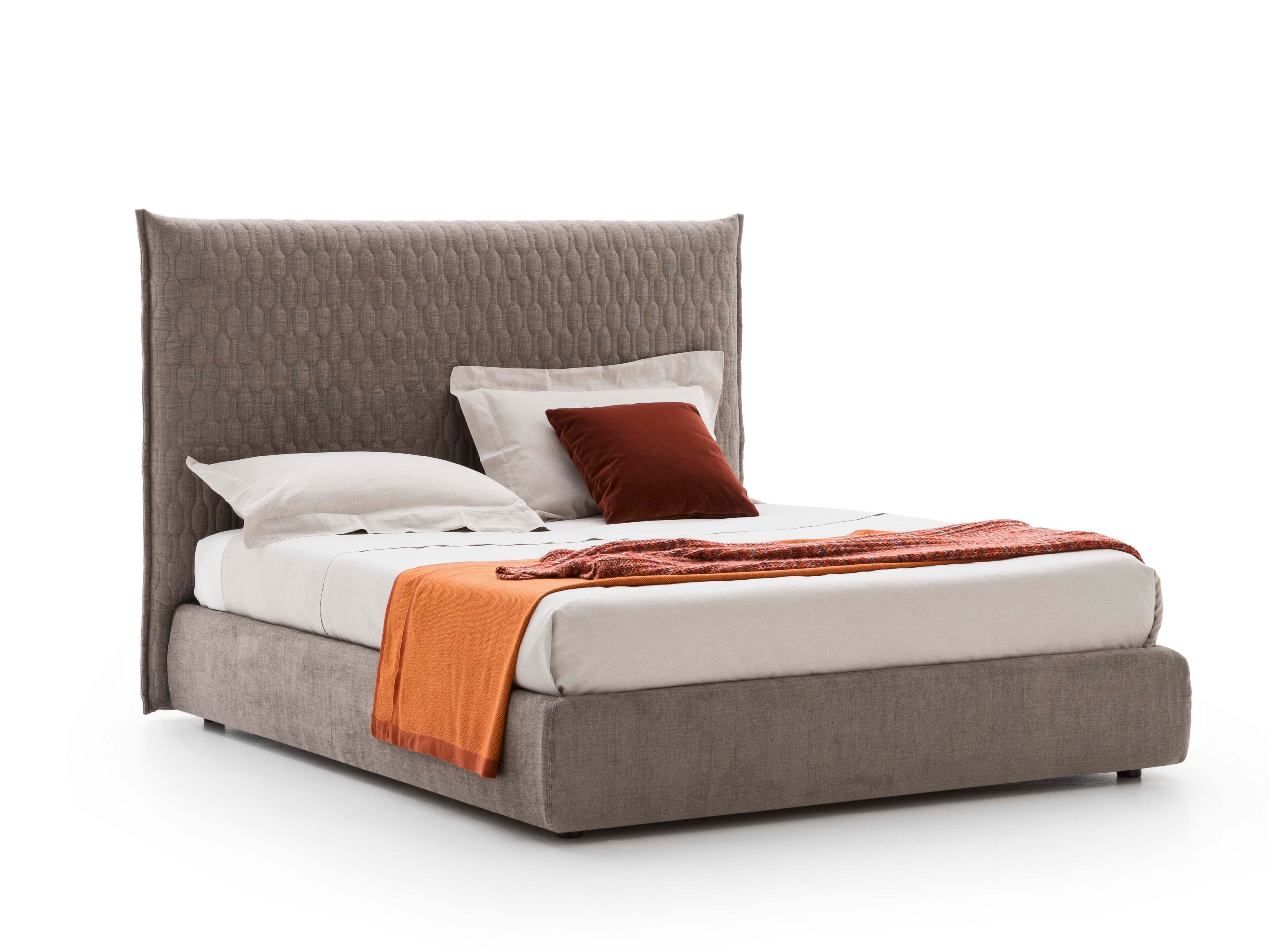 Мягкая двуспальная кровать с высоким изголовьем Alf DaFrè ALLEN 2 ARCH-00133753