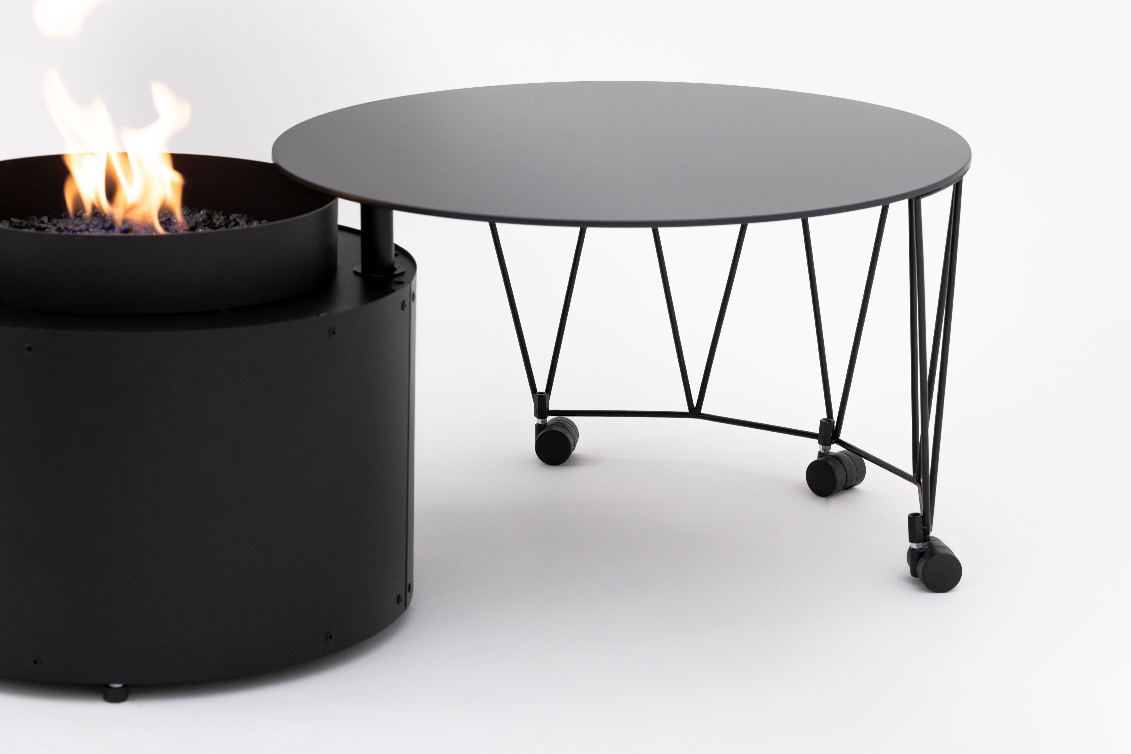 Отдельно стоящий газовый камин Planika DRUM ARCH-00124236 - Вид №1