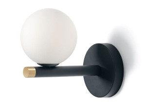 Металлические и опаловые стеклянные бра