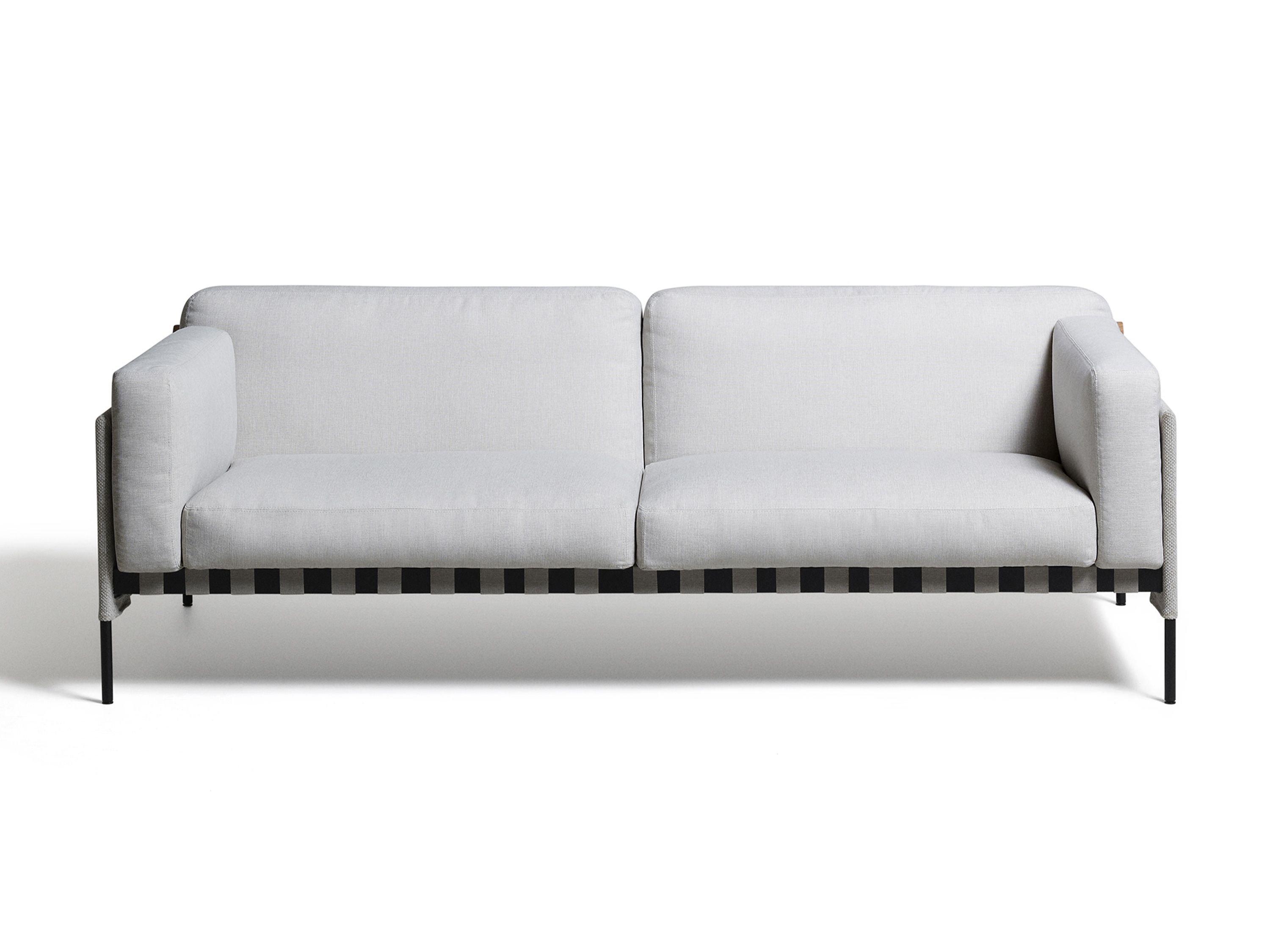 3-местный тканевый съемный садовый диван DE PADOVA Étiquette Outdoor ARCH-00143857