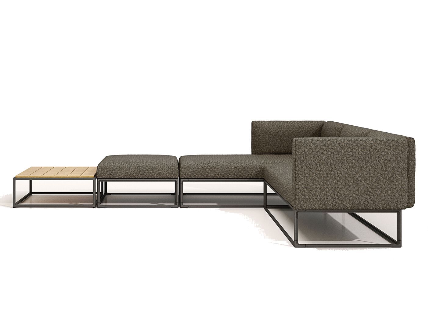 Тканевый модульный садовый диван Gloster Maya ARCH-00027700